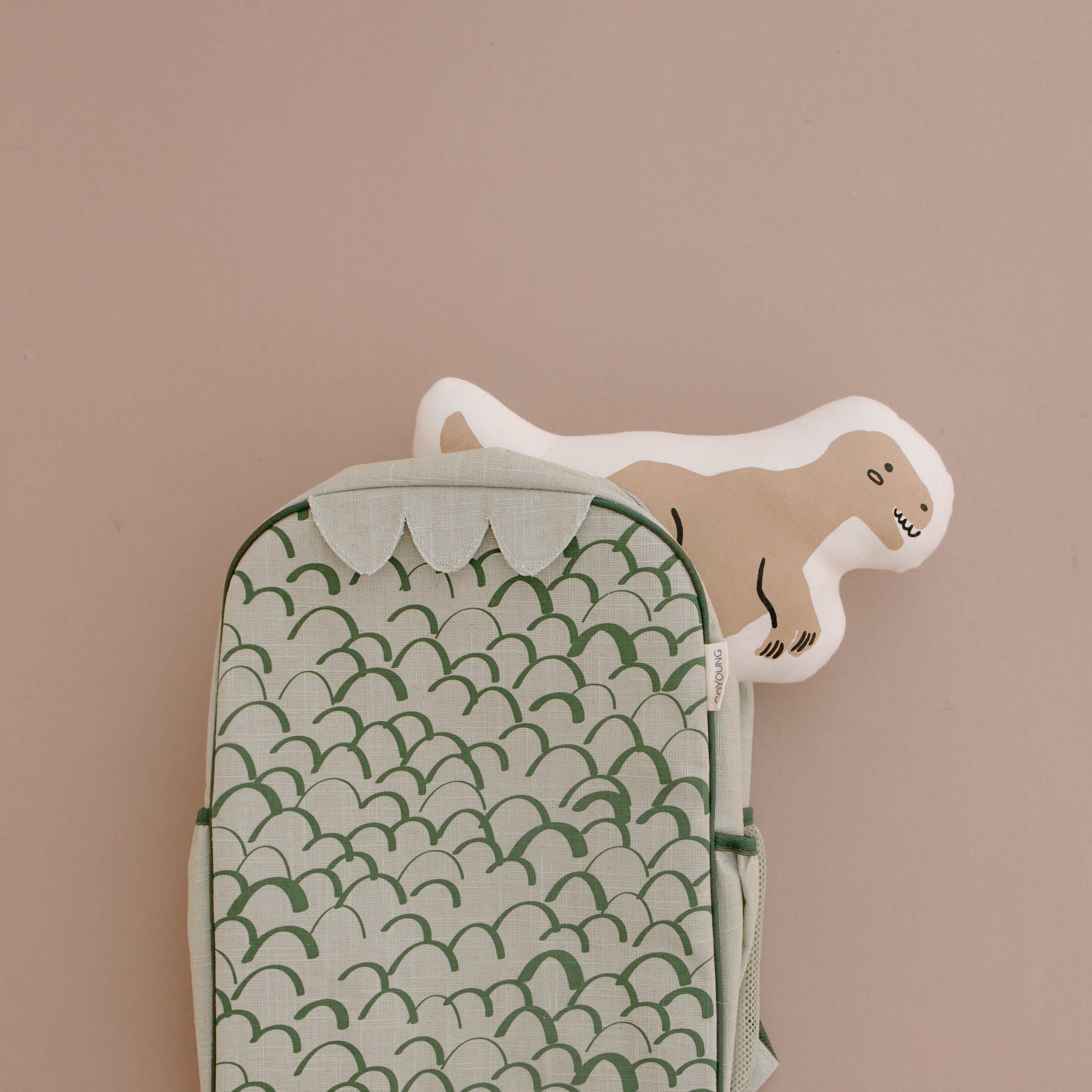 Imani Collective T-rex dinosaur pillow