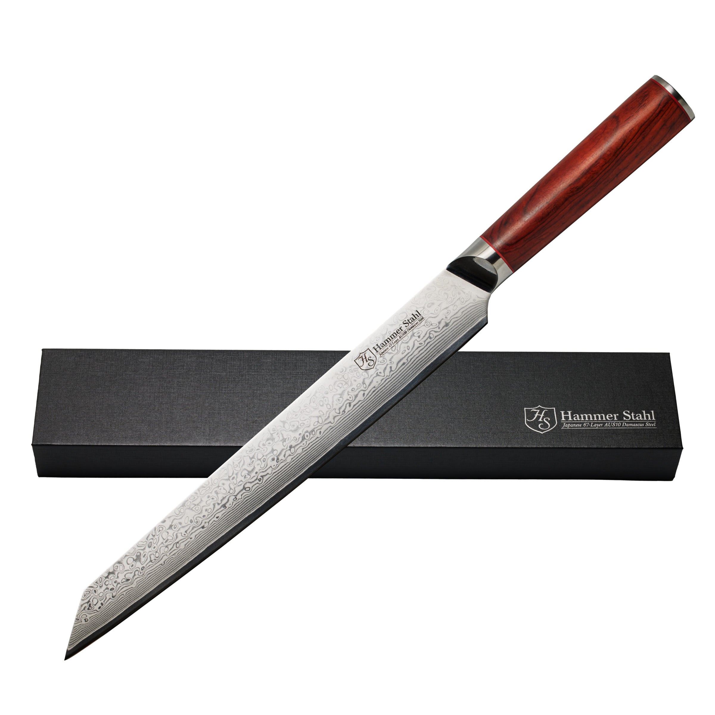 Heritage Steel Hammer Stahl 10" Slicer - Damascus Series