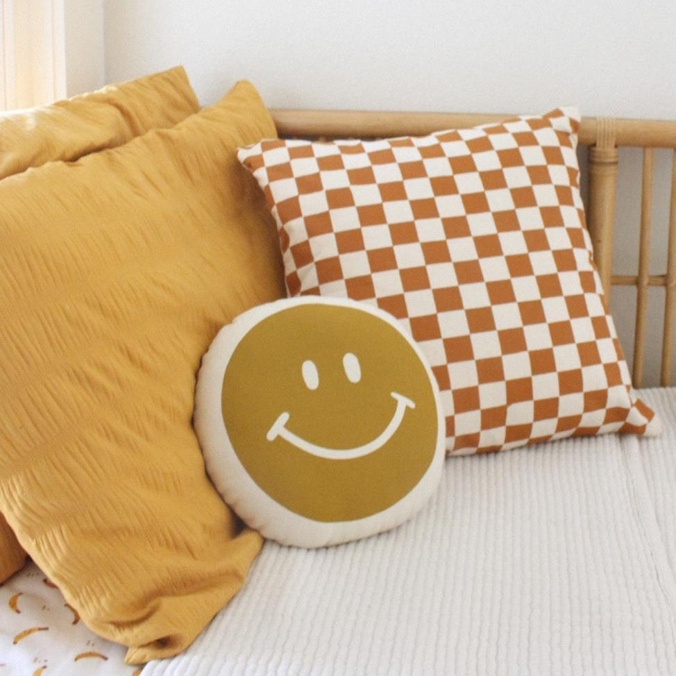 Imani Collective Smiley face pillow