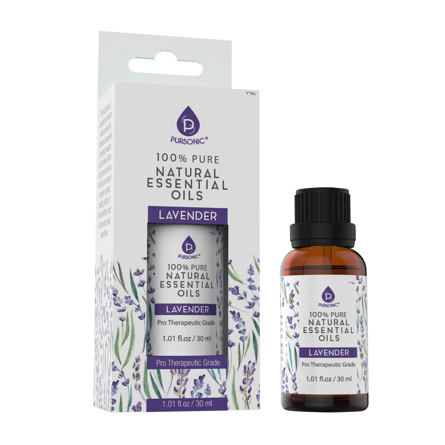 Pursonic 100% Pure & Natural Lavender Essential Oils