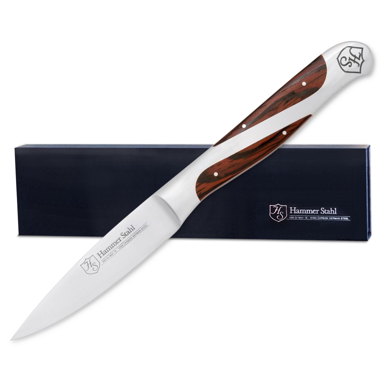 Heritage Steel Hammer Stahl 3.5" Paring Knife