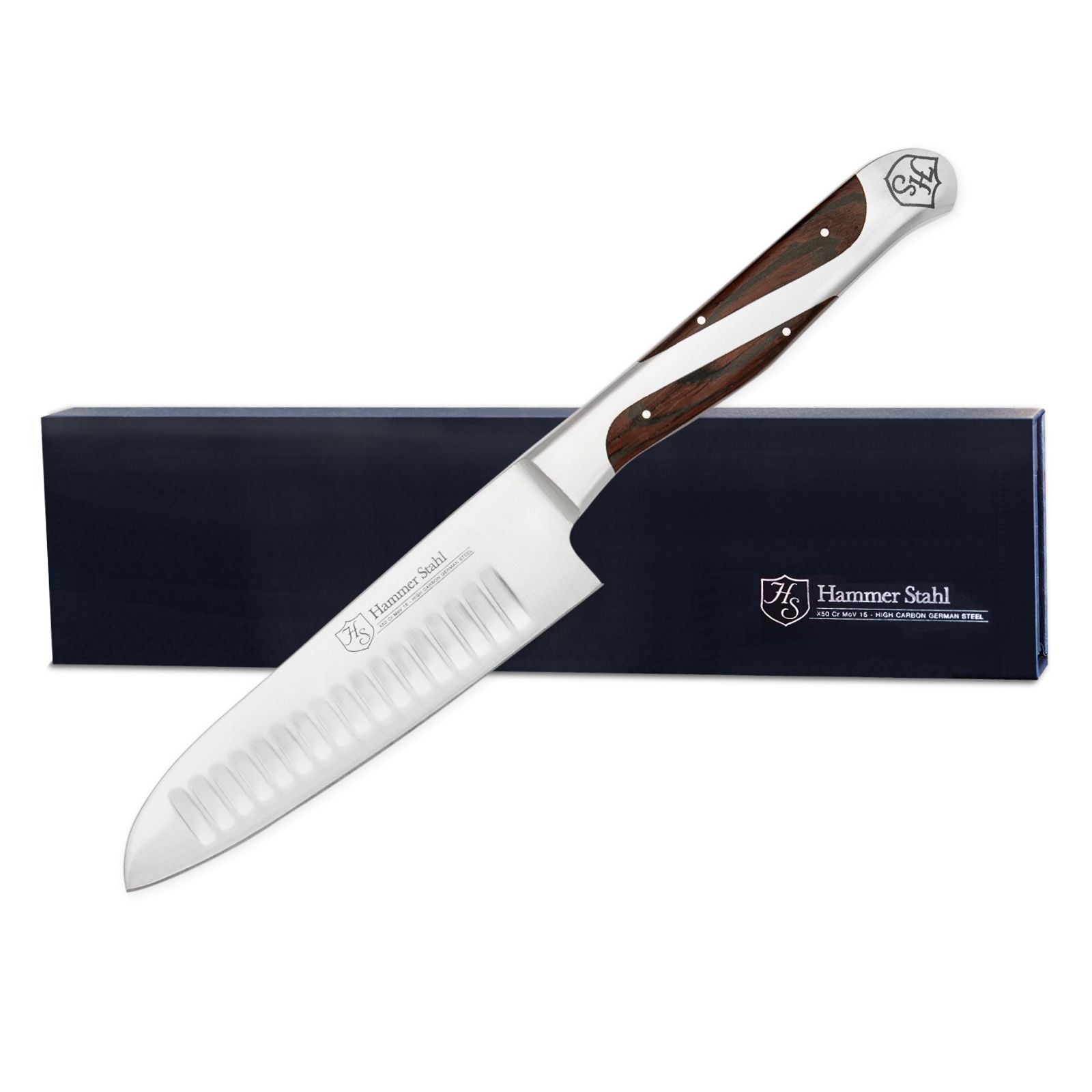 Heritage Steel Hammer Stahl 4.5" Santoku
