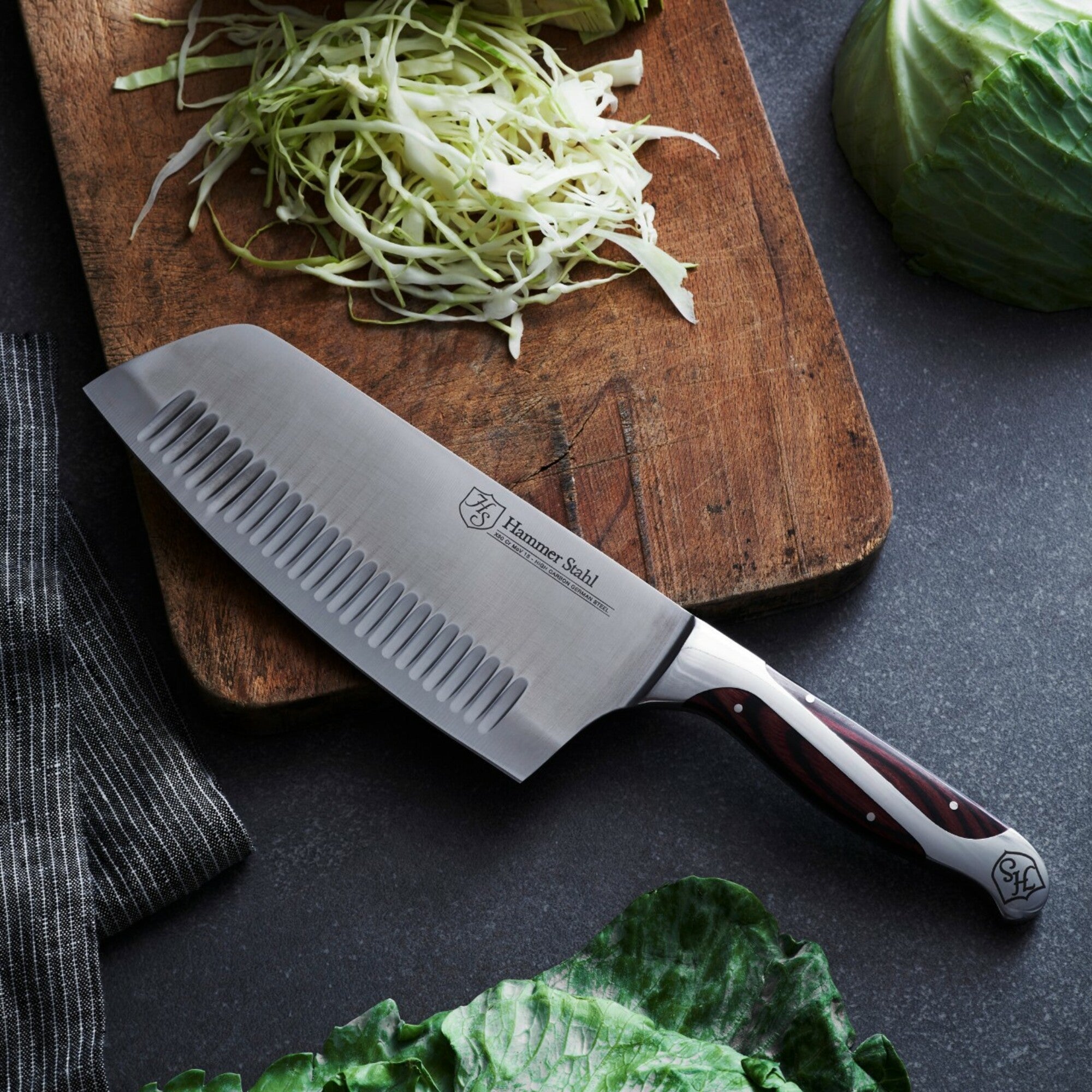 Heritage Steel Hammer Stahl 7" Vegetable Cleaver