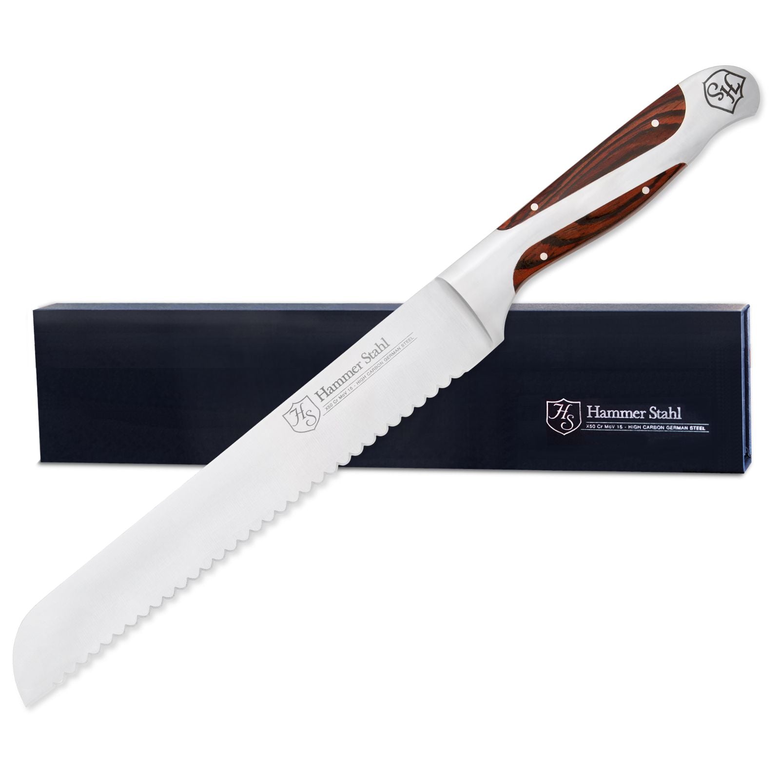 Heritage Steel Hammer Stahl 8" Bread Knife