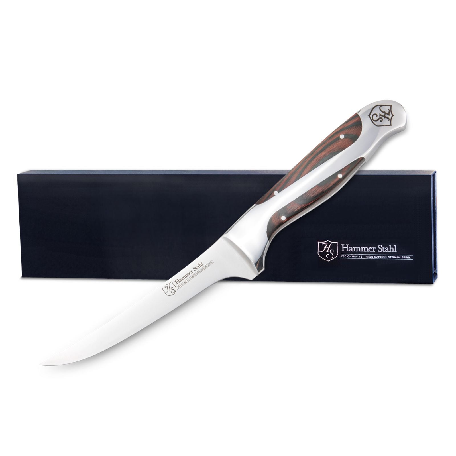 Heritage Steel Hammer Stahl 6" Boning Knife