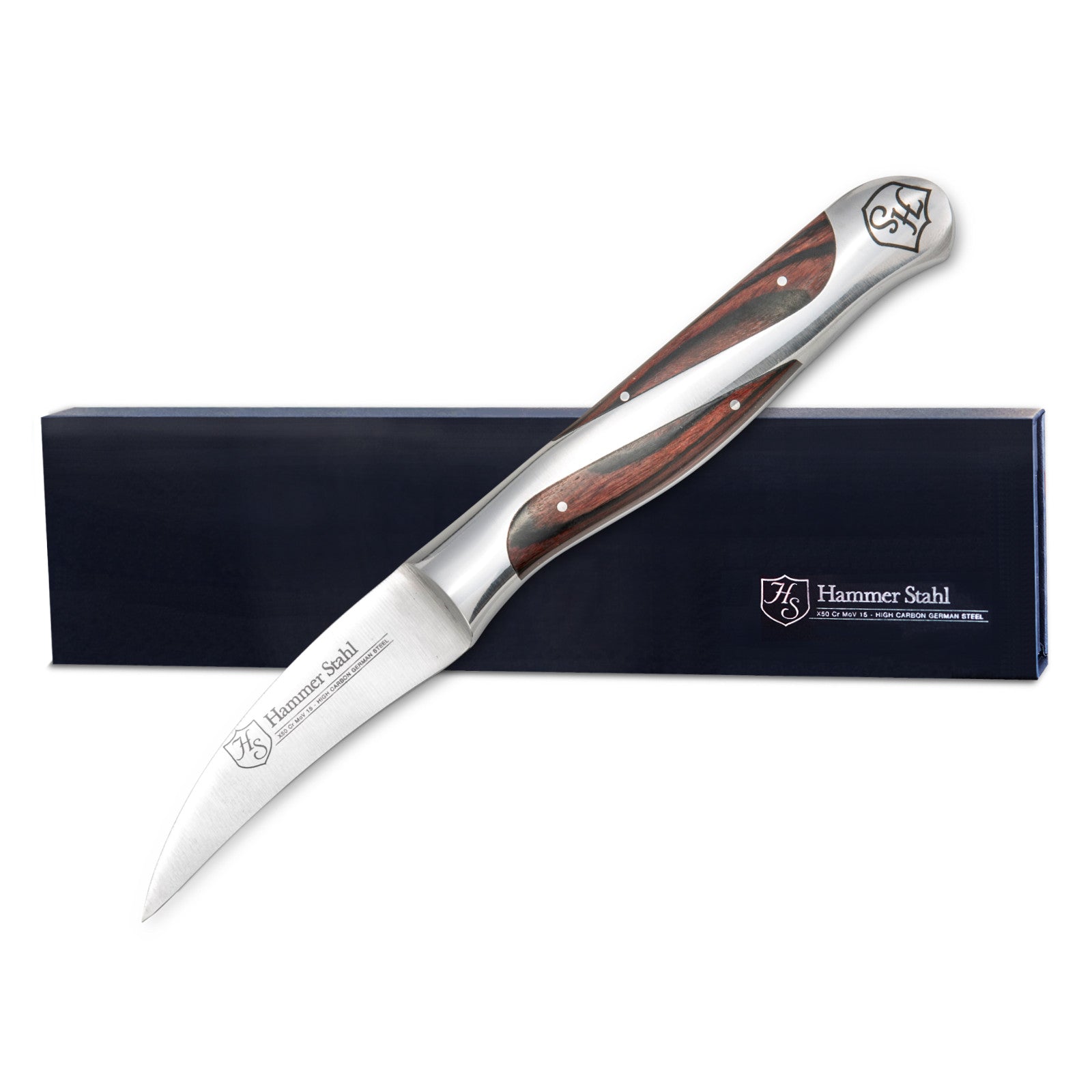 Heritage Steel Hammer Stahl Bird's Beak Paring Knife